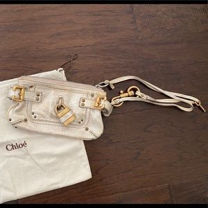 Metallic Chloe Paddington Wristlet